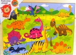Brimarex koka puzle "Dinozauri"
